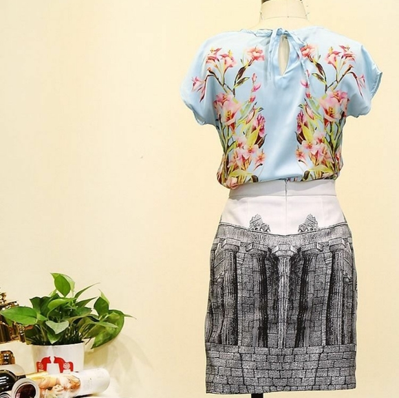 Spring Summer top skirt set Sz 2-4 - Picture 3 of 6